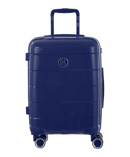 Valise cabine Citadine GYL marine vue de face avec logo