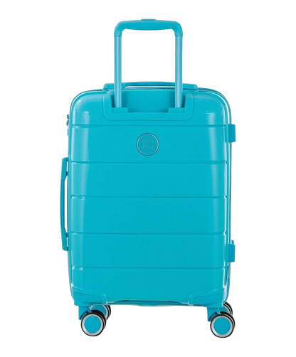 Valise cabine Citadine GYL menthe vue de dos avec trolley deploye