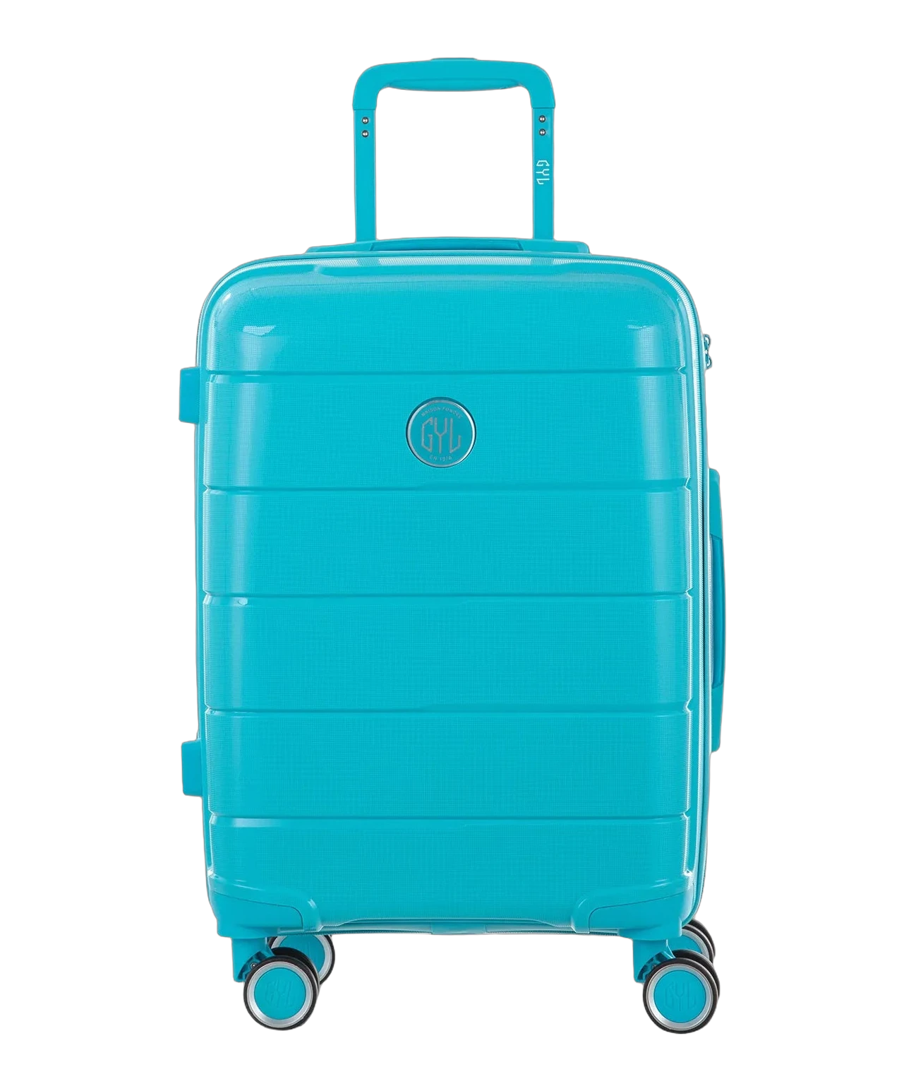 Valise cabine Citadine GYL menthe vue de face avec logo