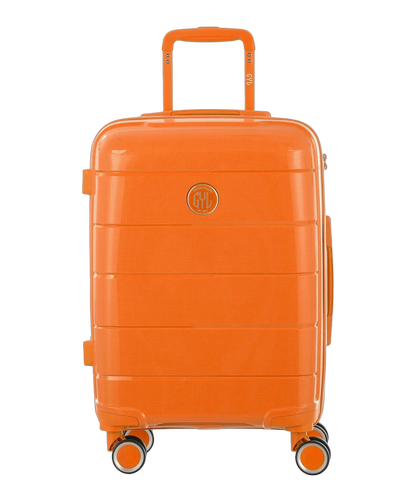 Valise cabine Citadine GYL orange vue de face avec logo
