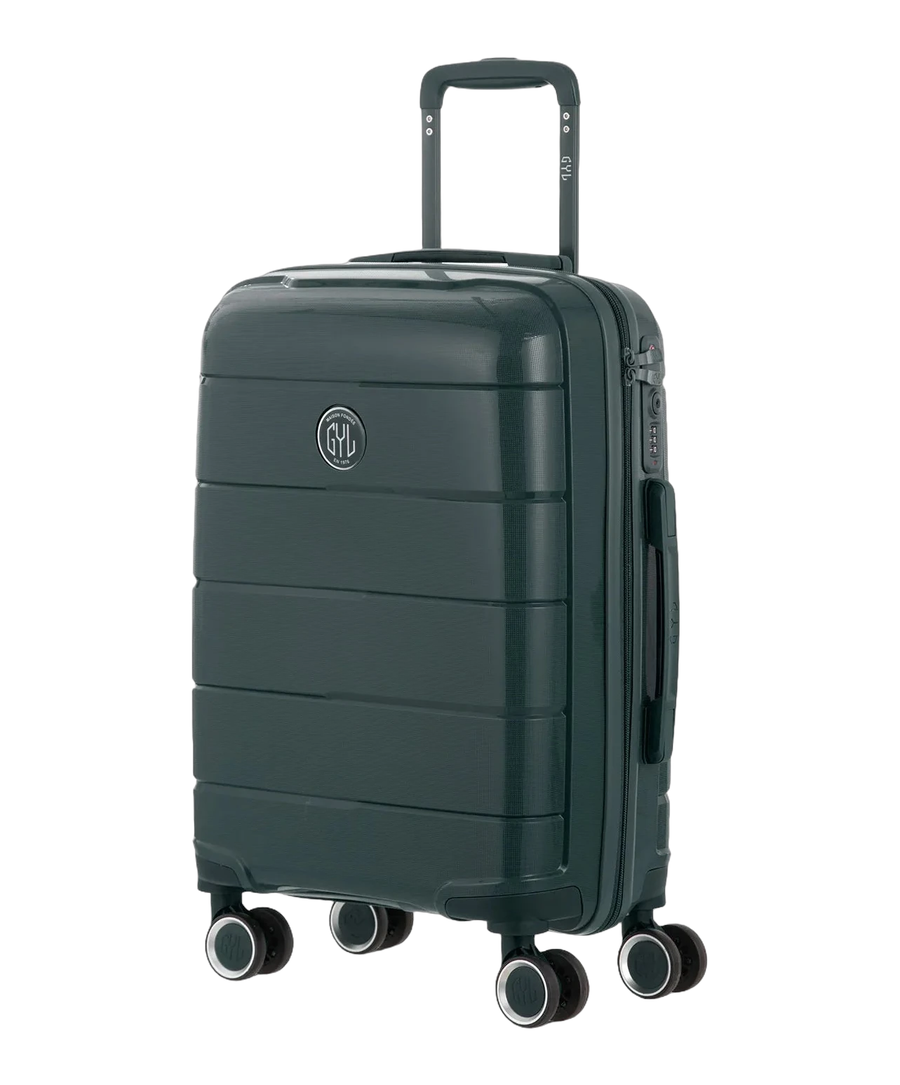 Valise cabine Citadine GYL sapin vue trois quarts