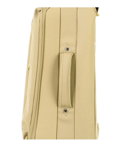 Valise Evasion GYL souple cabine 55 cm coloris champagne detail profil lateral avec poignee