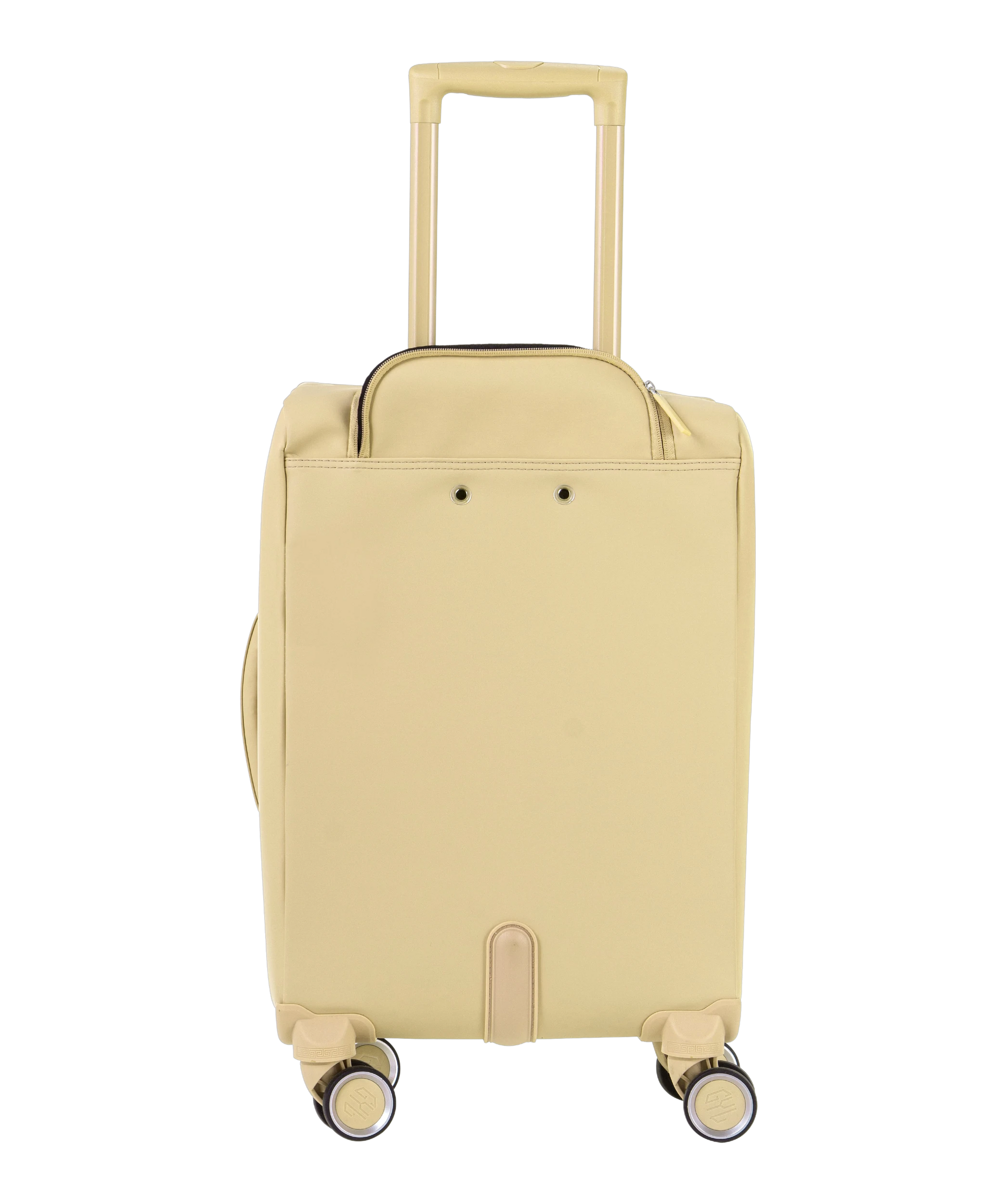 Valise Evasion GYL souple cabine 55 cm coloris champagne vue arriere