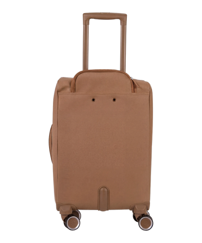 Valise Evasion GYL souple cabine 55 cm coloris moca vue arriere