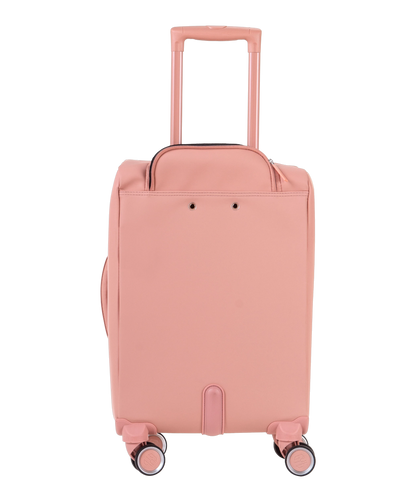 Valise Evasion GYL souple cabine 55 cm coloris rose-gold vue arriere