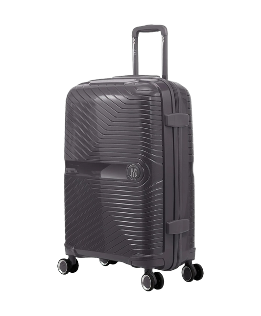 Valise cabine Signature GYL argent vue trois quarts