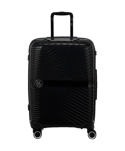 Valise cabine Signature GYL noir vue de face avec logo