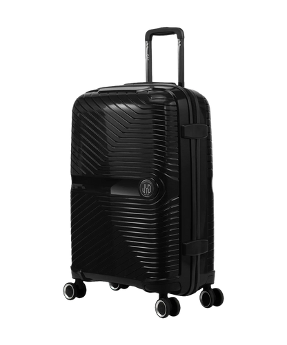 Valise cabine Signature GYL noir vue trois quarts