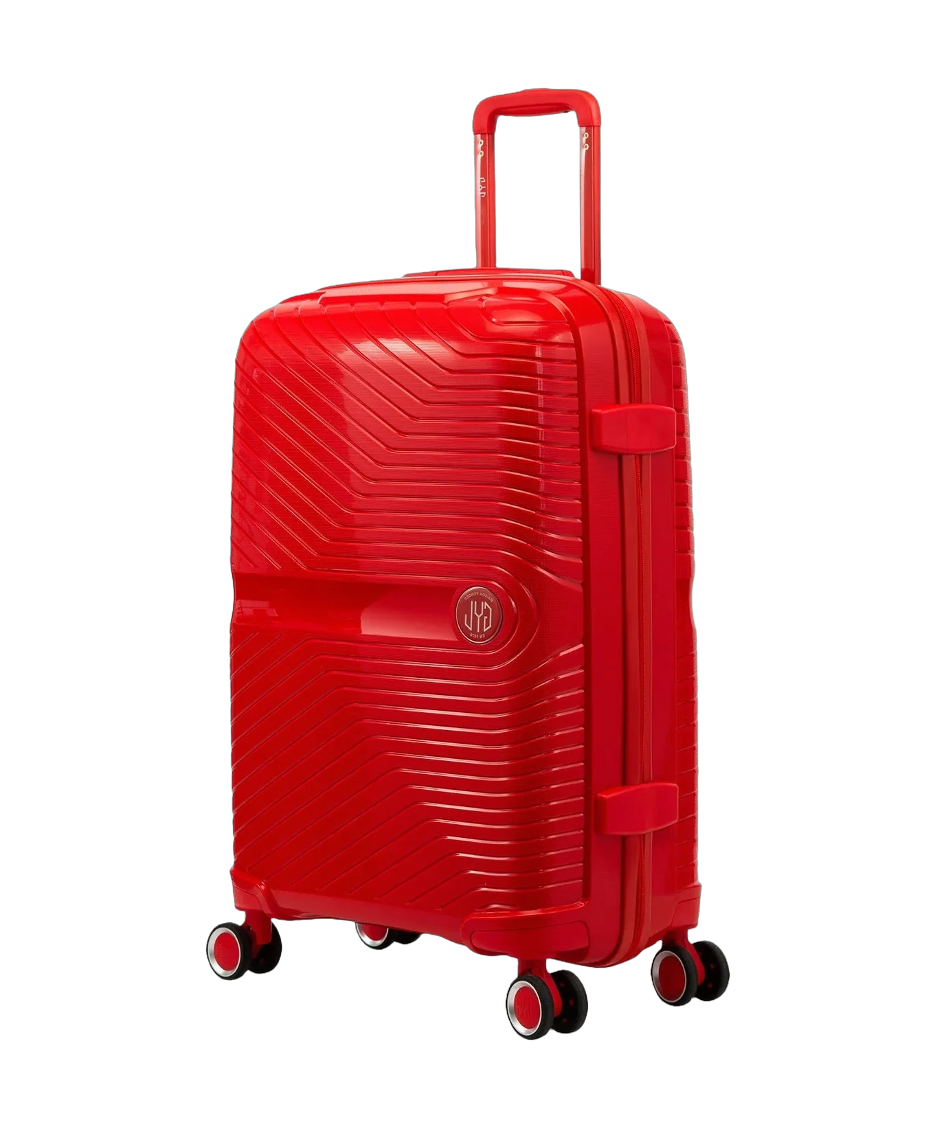Valise cabine Signature GYL rouge vue trois quarts
