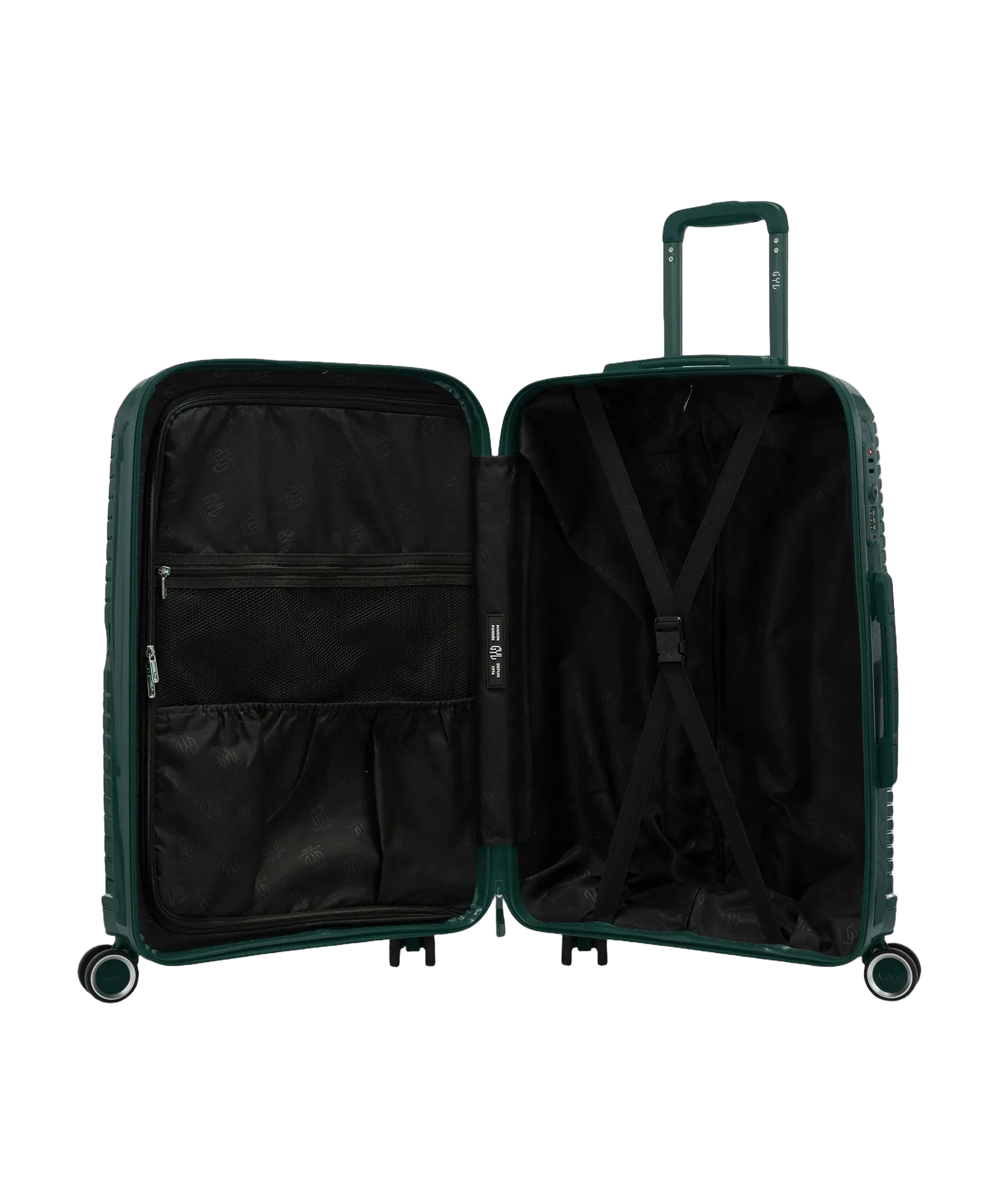 Valise cabine Signature GYL sapin interieur ouvert