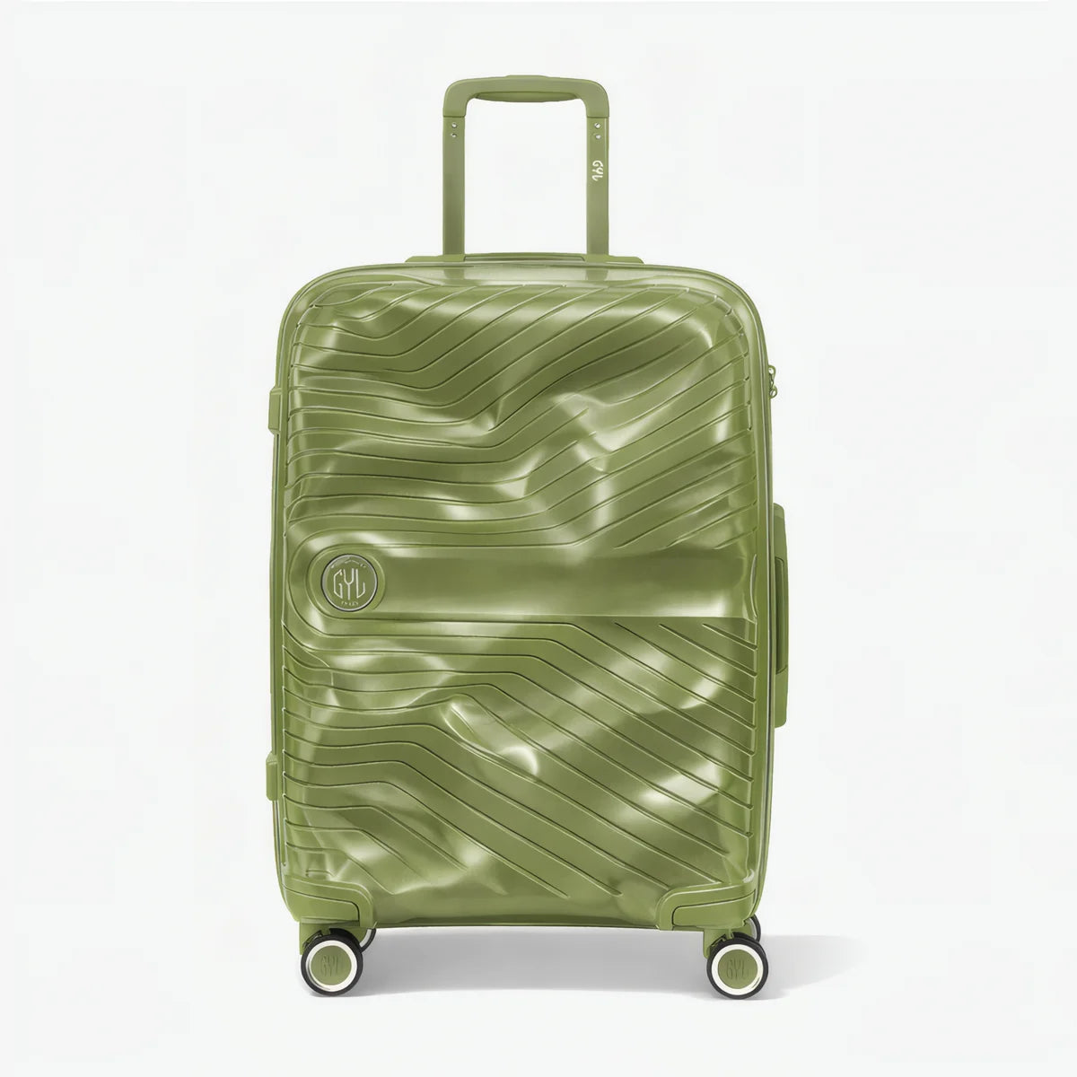 Valise GYL avec coque abimee avant reparation garantie a vie