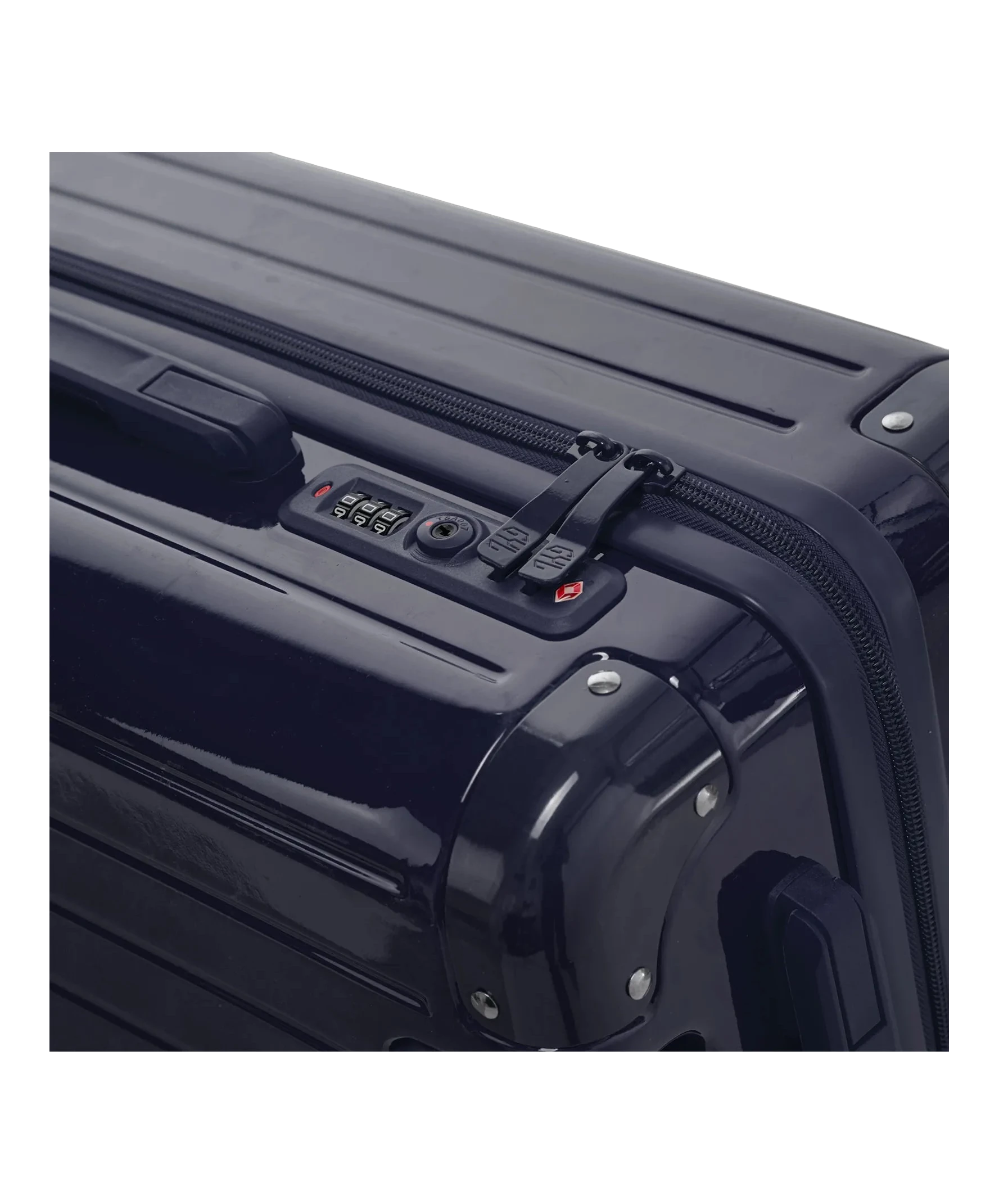 Roue double 360 de la valise de cabine GYL Intemporelle marine avec gravure du logo