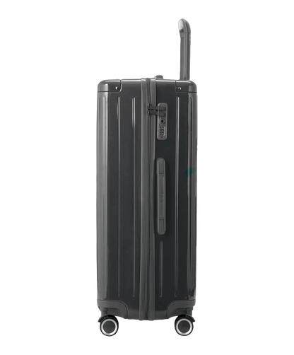 Valise rigide Intemporelle gris fonce vue lateral GYL