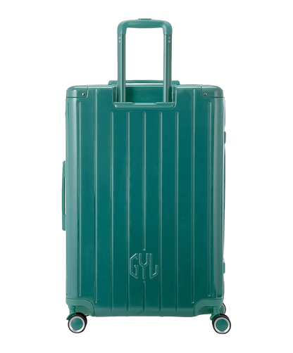 Valise rigide Intemporelle soute vert pomme vue de profil avec serrure TSA GYL