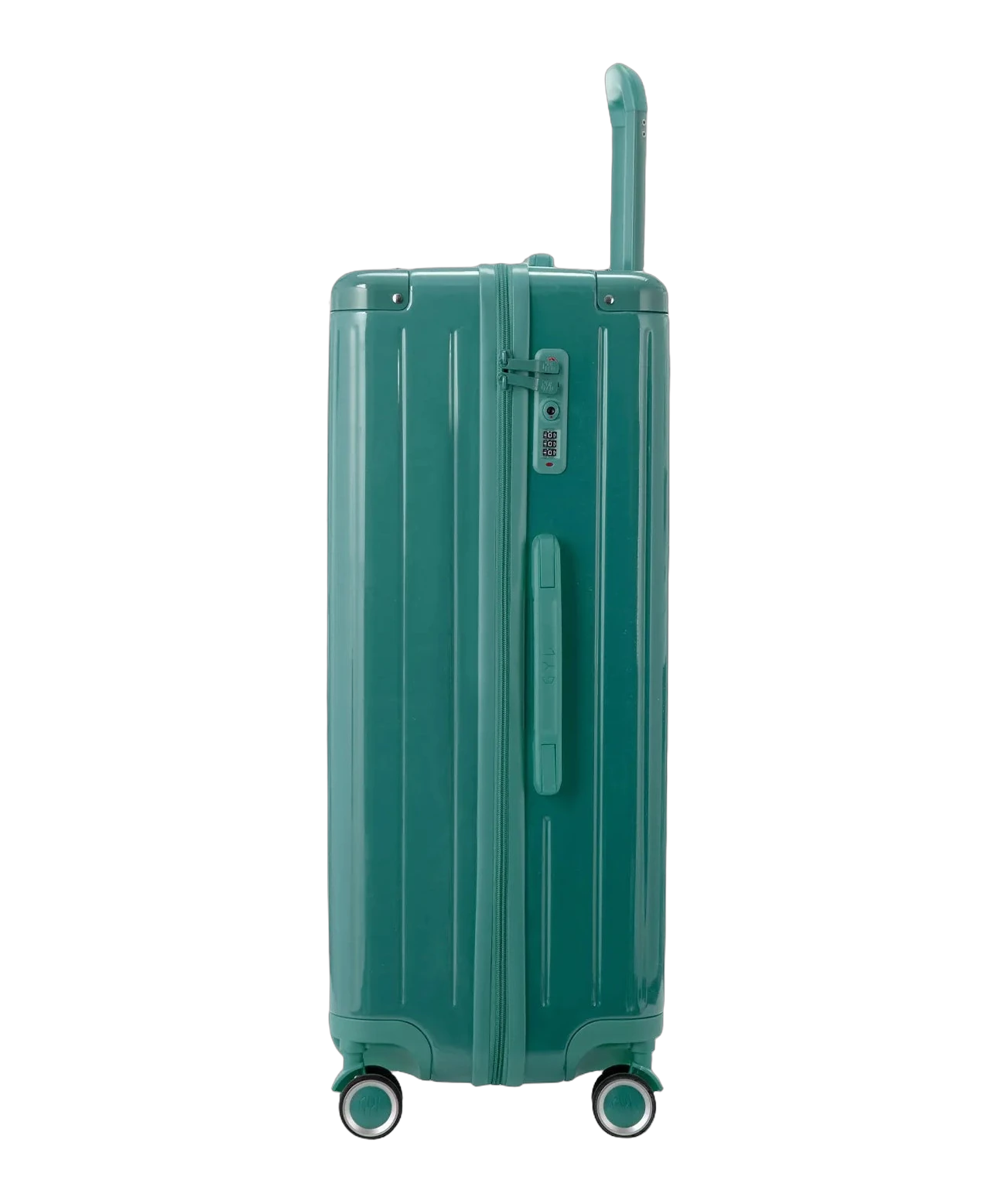 Valise rigide Intemporelle soute vert pomme vue trois quarts GYL