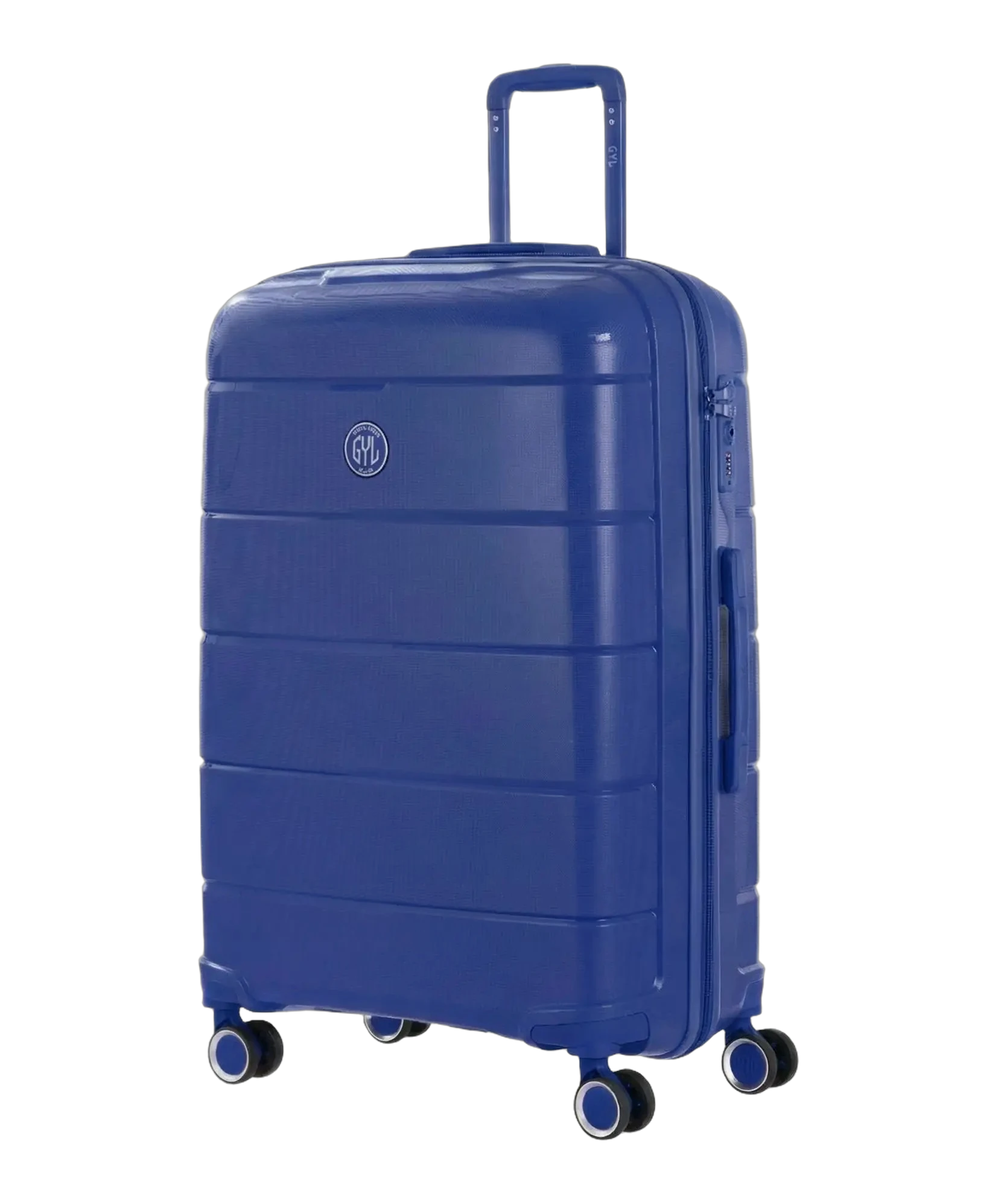 Valise moyenne Citadine GYL bleu klein vue trois quarts