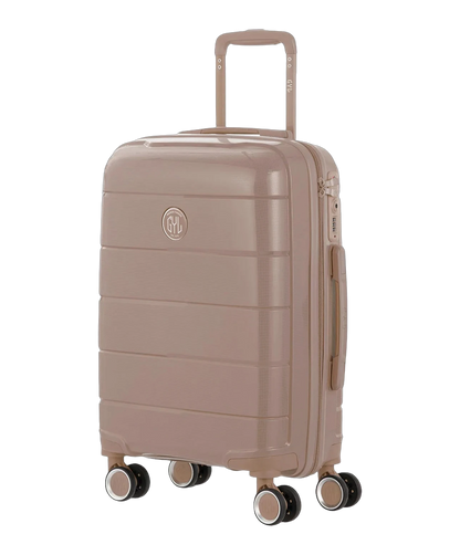 Valise moyenne Citadine GYL champagne vue trois quarts