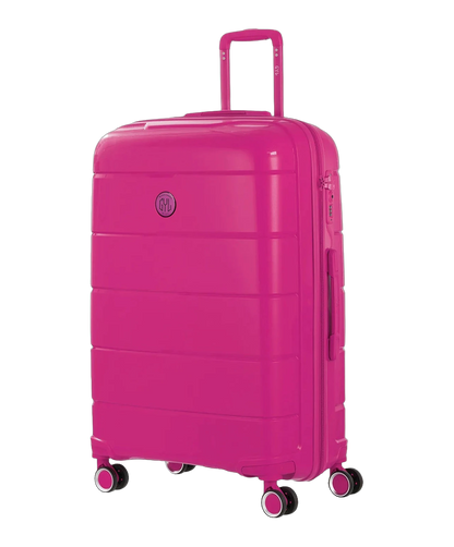 Valise moyenne Citadine GYL fuchsia vue trois quarts