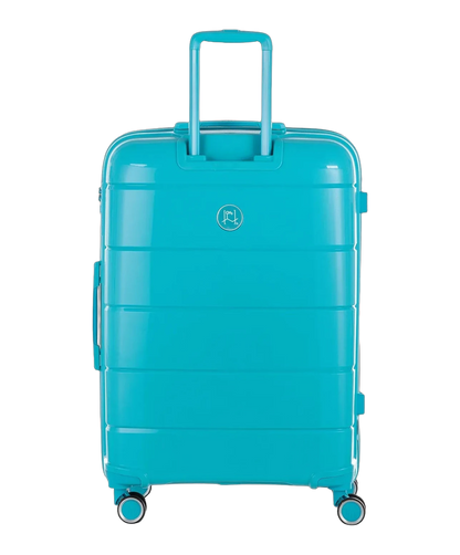 Valise moyenne Citadine GYL menthe vue de dos avec trolley deploye