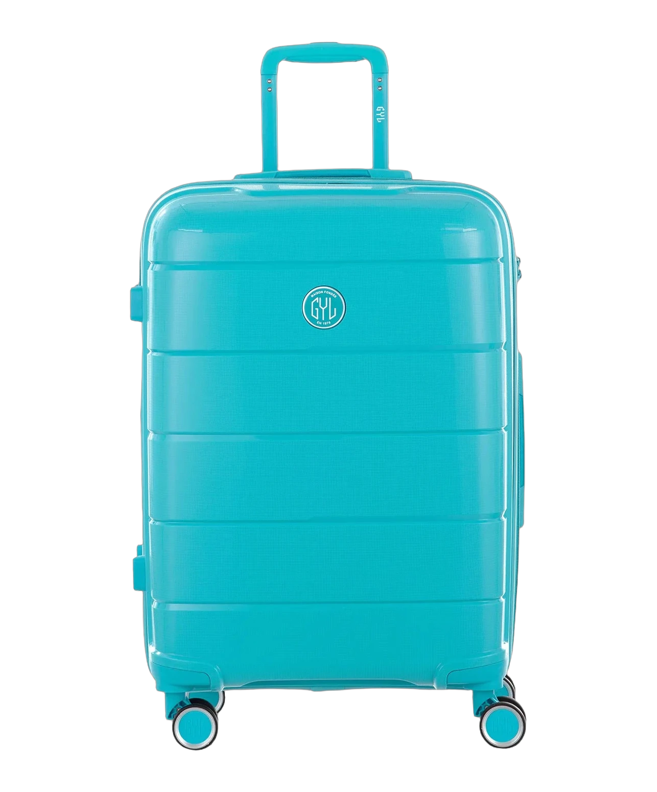 Valise moyenne Citadine GYL menthe vue de face avec logo