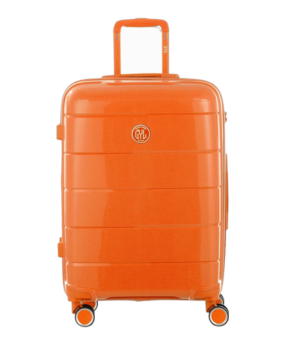 Valise moyenne Citadine GYL orange vue de face avec logo