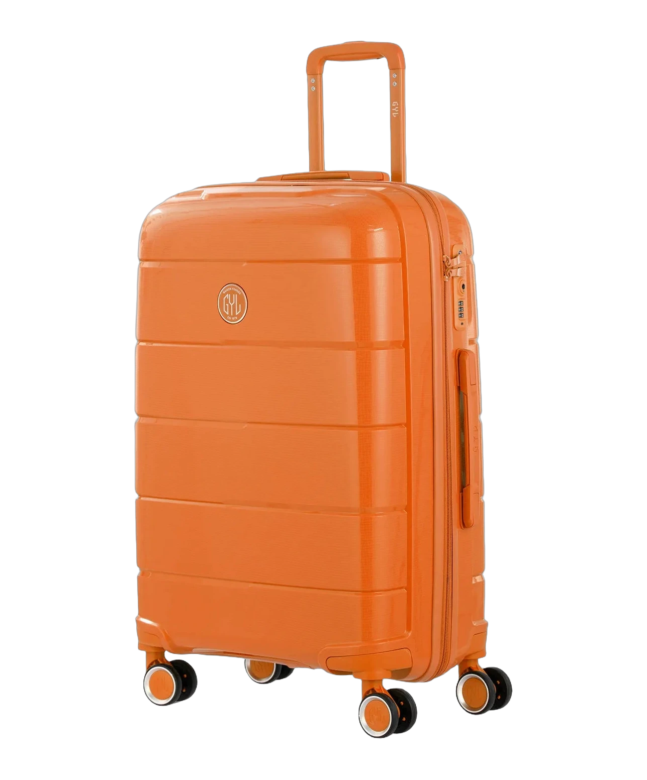 Valise moyenne Citadine GYL orange vue trois quarts