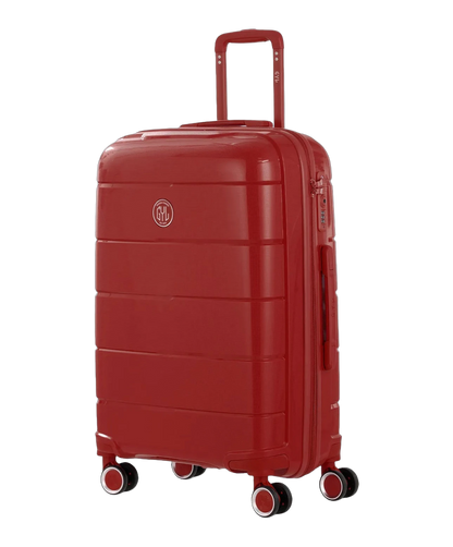 Valise moyenne Citadine GYL rouge fonce vue trois quarts