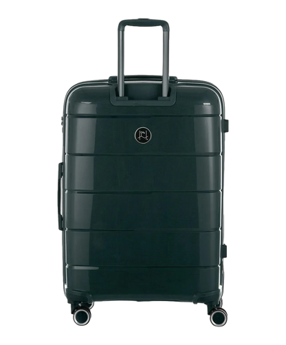 Valise moyenne Citadine GYL sapin vue de dos avec trolley deploye