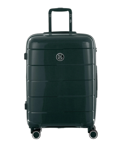 Valise moyenne Citadine GYL sapin vue de face avec logo