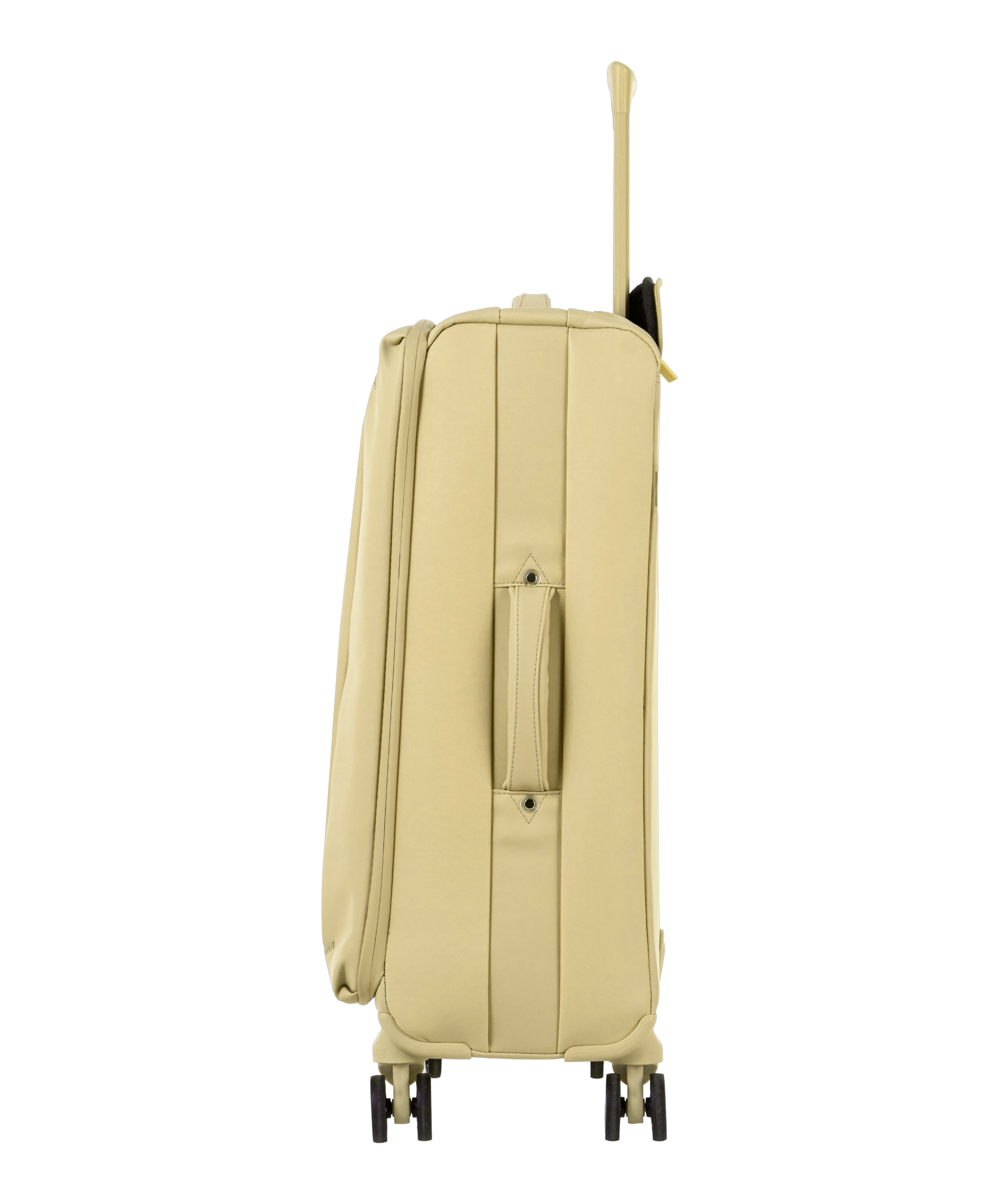 Valise Evasion GYL souple semaine 65 cm coloris champagne vue de profil avec poignee laterale
