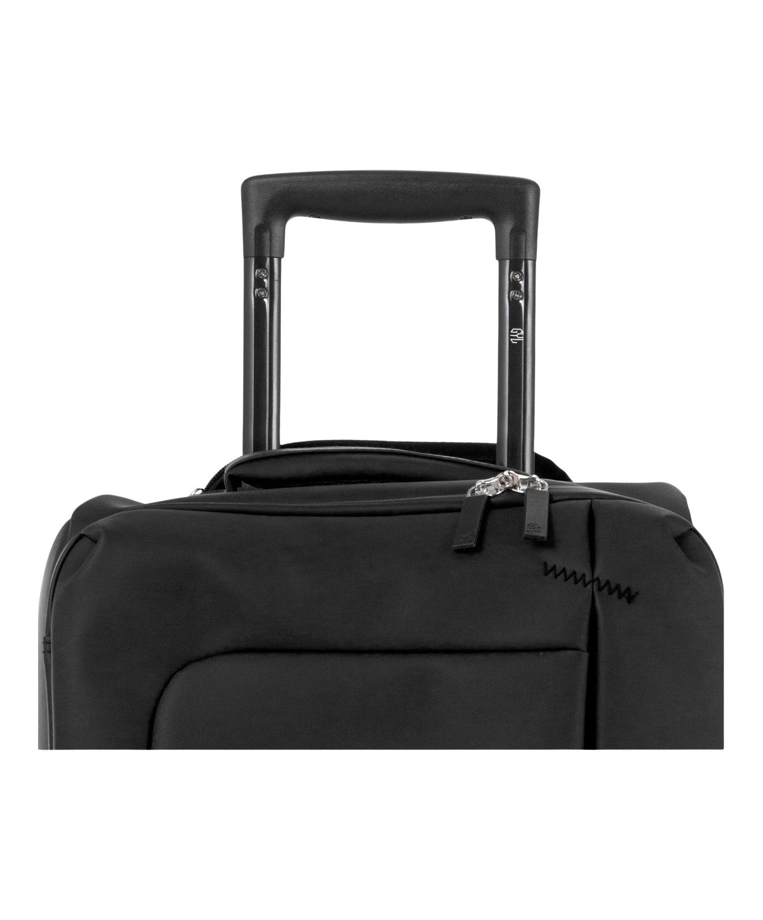 Valise Evasion GYL souple semaine 65 cm coloris noir detail poignee telescopique