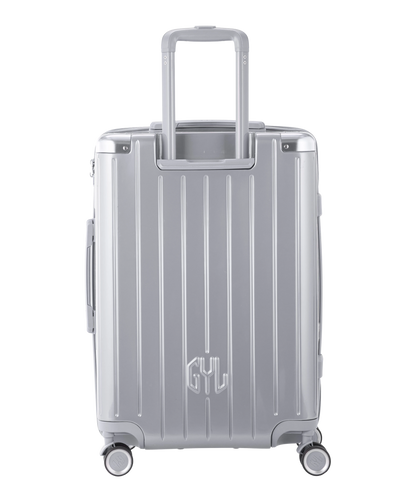 Valise Intemporelle en polycarbonate semaine 65 cm coloris argent vue arriere