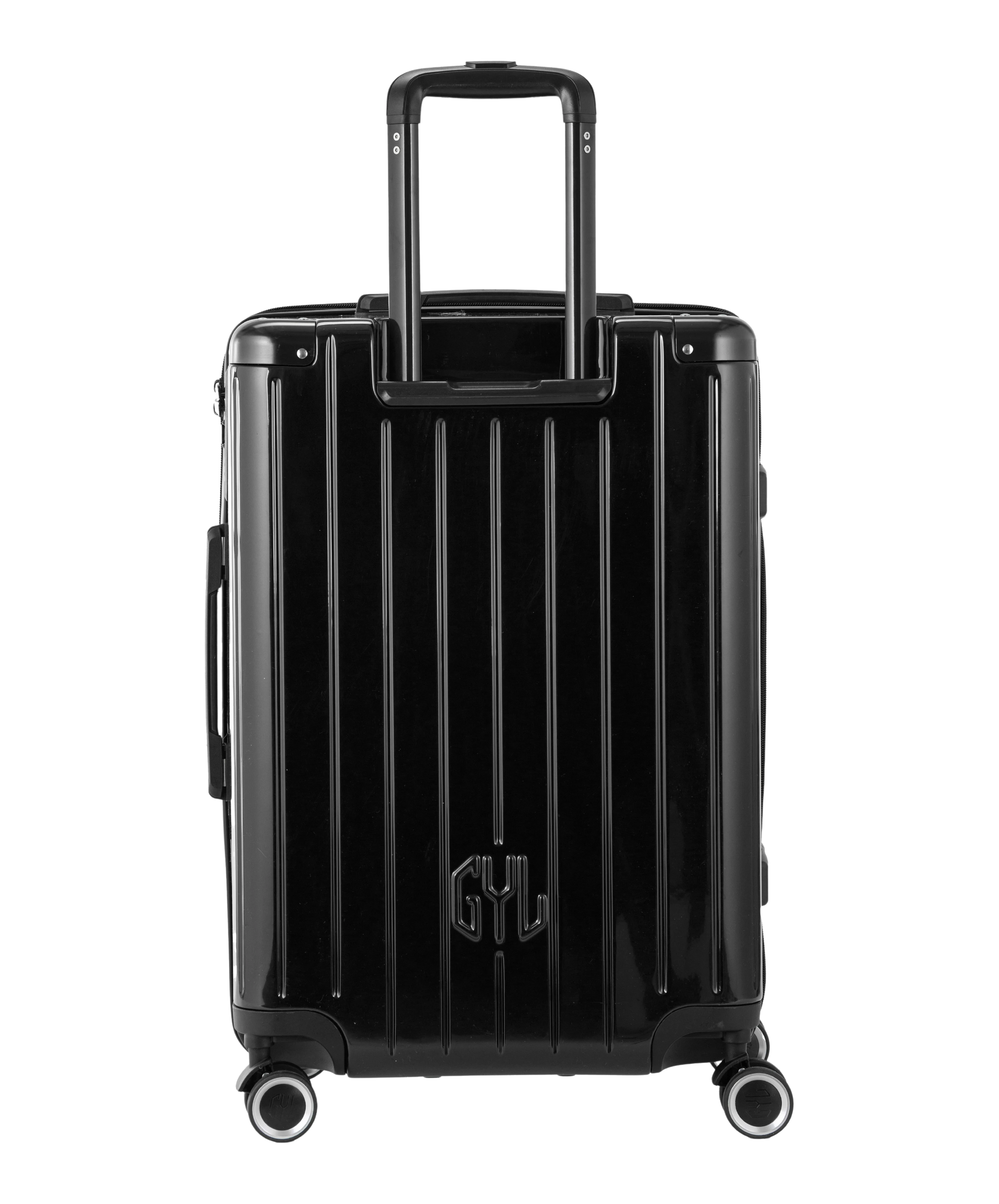 Valise Intemporelle en polycarbonate semaine 65 cm coloris noire vue arriere