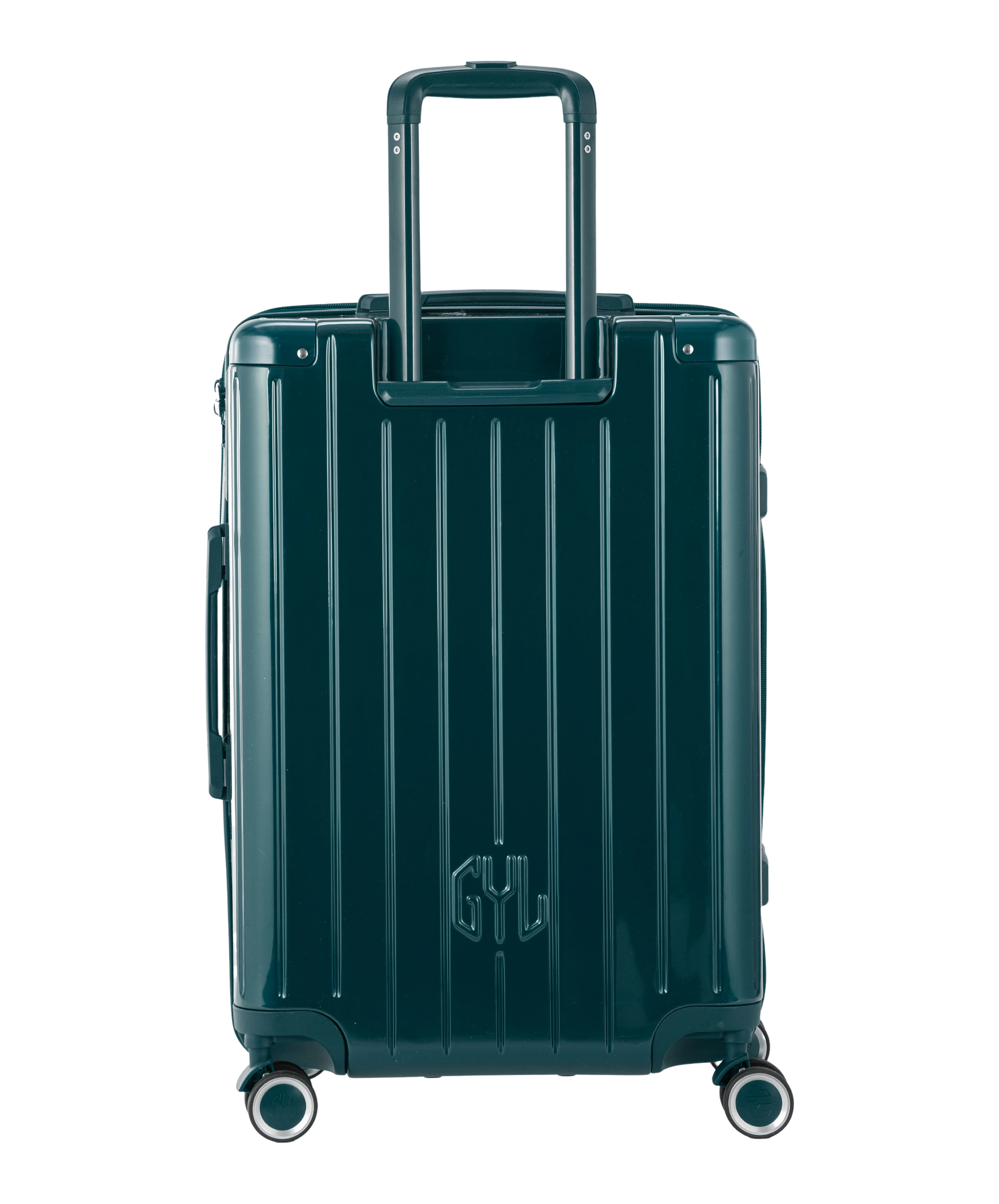 Valise Intemporelle en polycarbonate semaine 65 cm coloris vert sapin vue arriere