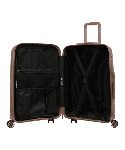 Valise moyenne Signature GYL champagne interieur ouvert