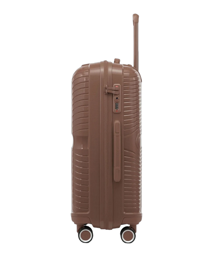 Valise moyenne Signature GYL champagne profil avec serrure TSA