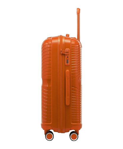 Valise moyenne Signature GYL orange profil avec serrure TSA