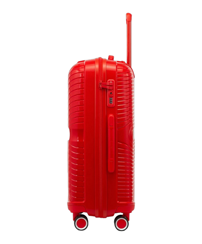 Valise moyenne Signature GYL rouge profil avec serrure TSA