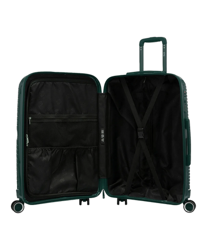 Valise moyenne Signature GYL sapin interieur ouvert