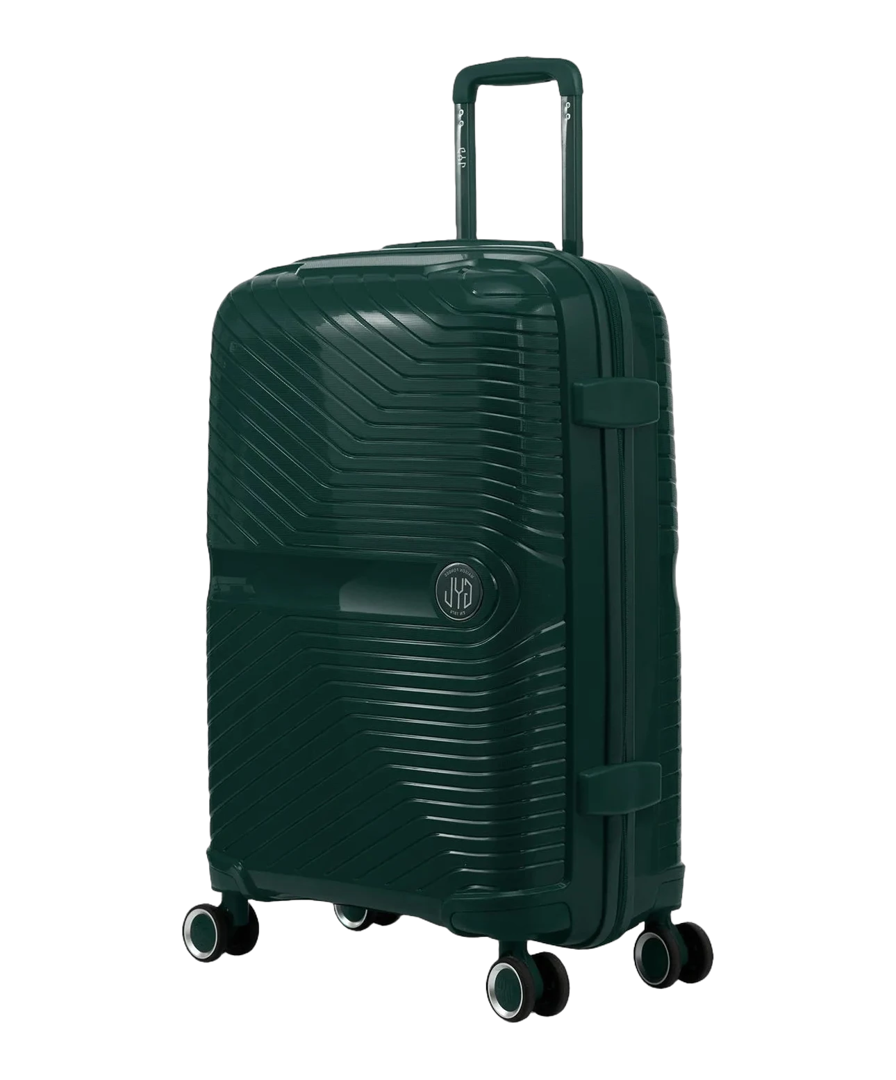 Valise moyenne Signature GYL sapin vue trois quarts