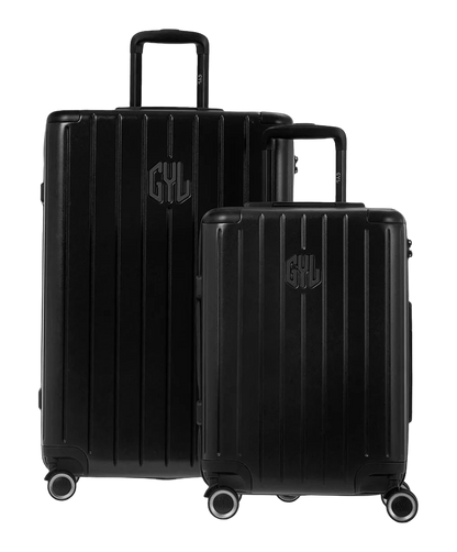 Set de 2 valises rigides Intemporelle noir cabine et semaine face avant GYL