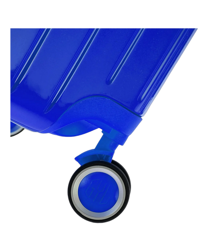 Set de 3 valises rigides Intemporelle bleu cabine semaine et soute face avant GYL
