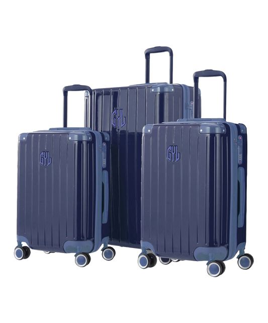 Set de 3 valises rigides Intemporelle marine cabine semaine et soute GYL