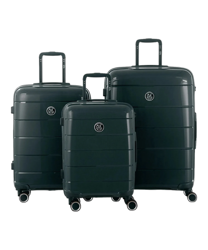 Set de 3 valises Citadine GYL sapin photo du set face avant