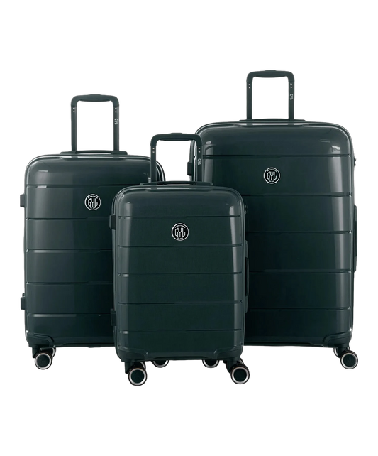 Set de 3 valises Citadine GYL sapin photo du set face avant