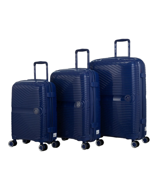 Set de 3 valises Signature GYL marine photo du set face avant