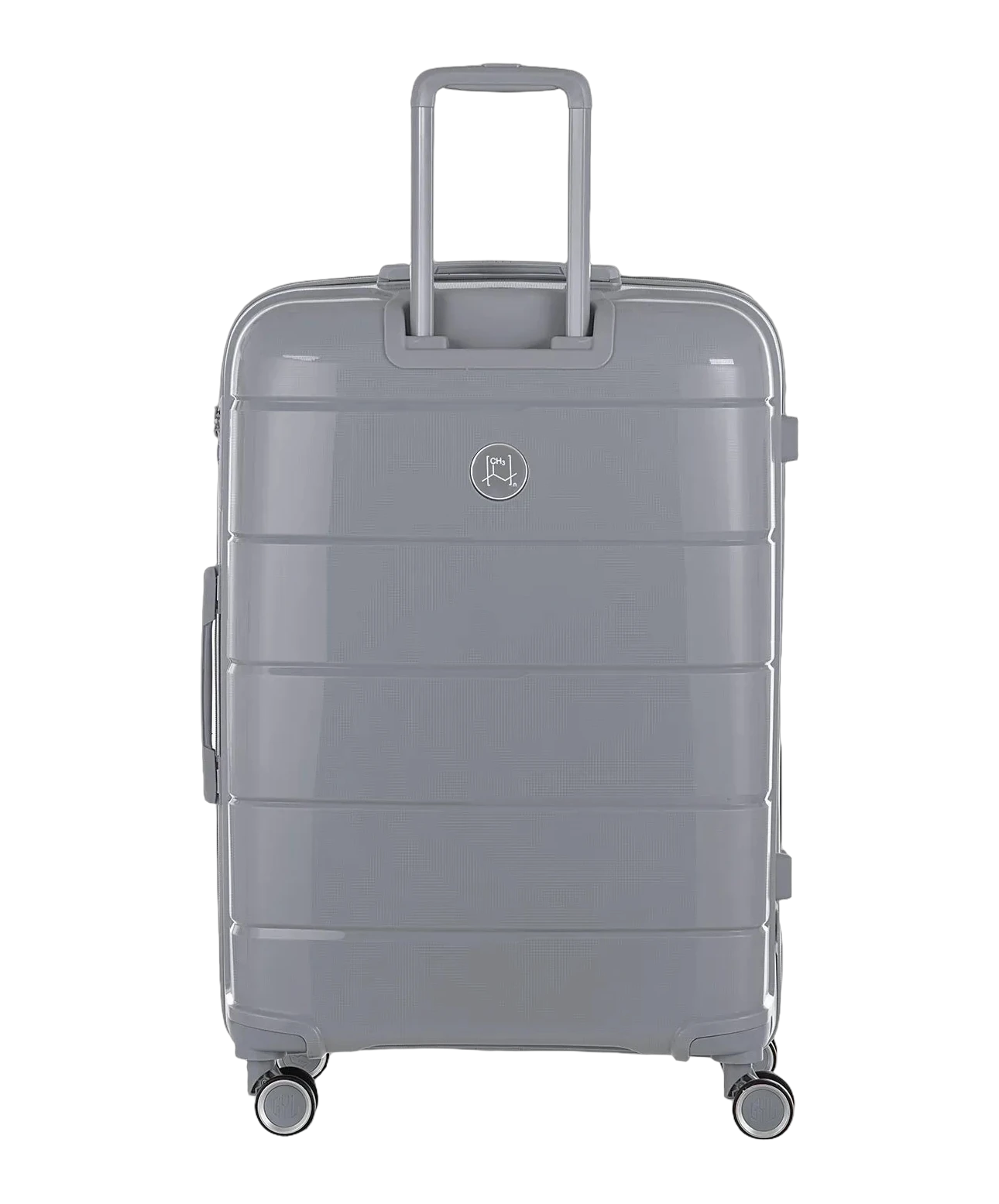 Valise soute Citadine GYL argent vue de dos avec trolley