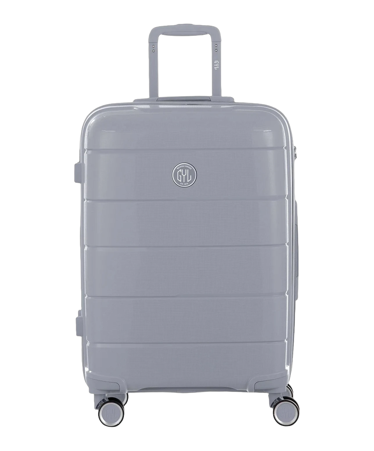 Valise soute Citadine GYL argent vue de face avec logo