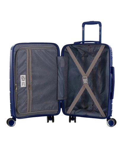 Valise soute Citadine GYL marine interieur ouvert avec compartiments