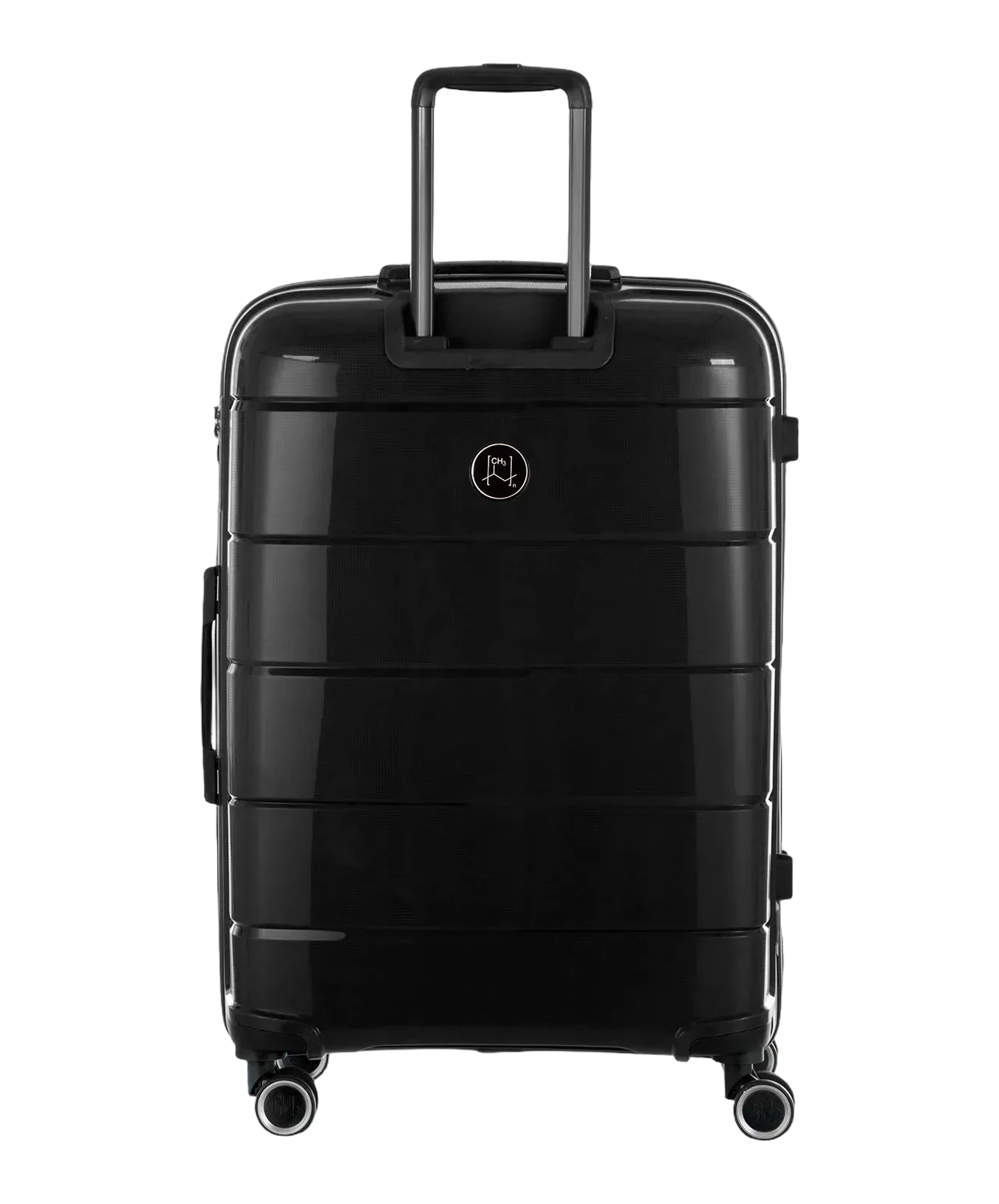 Valise soute Citadine GYL noir vue de dos avec trolley